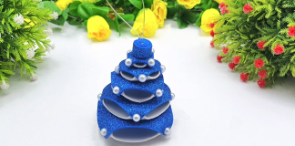 3d christmas tree craft