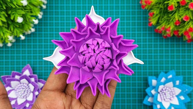 Eva Foamiran Craft Flowers Mini Foam Paper Flowers