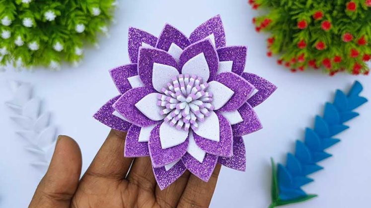 Eva Foamiran Craft Flowers Mini Foam Paper Flowers