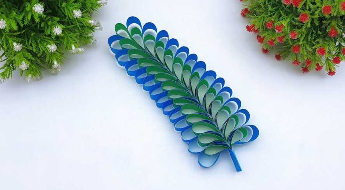 How To Make Paper Decorative Leaves