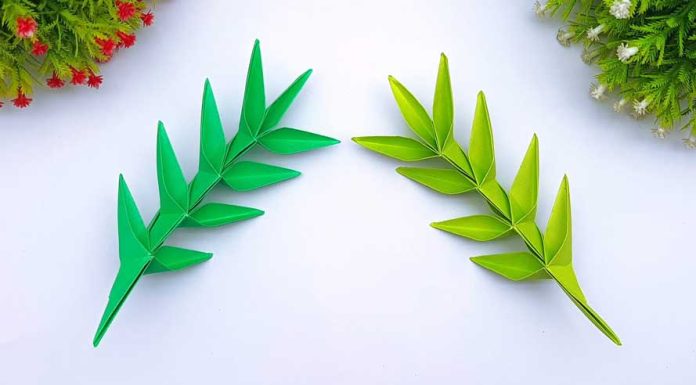 DIY Paper Leaves Making Tutorial