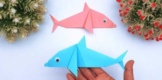 How To Fold Origami Dolphin Step By Step Making Paper Fish Easy Tutorial