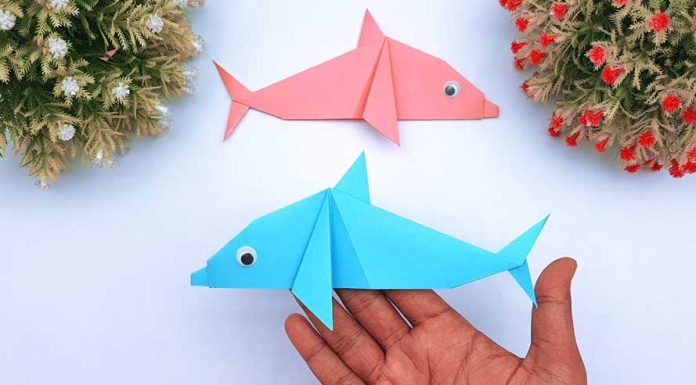 How To Fold Origami Dolphin Step By Step Making Paper Fish Easy Tutorial