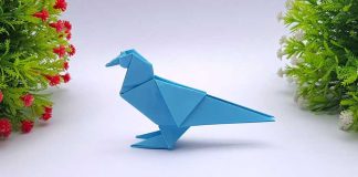 How To Fold Origami Pigeon Easy