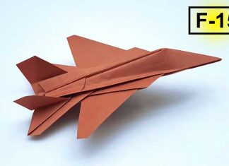 How To Make F-15 Fighter Jet Aircraft Model Form Paper