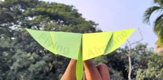 How To Make Flying Paper Airplane