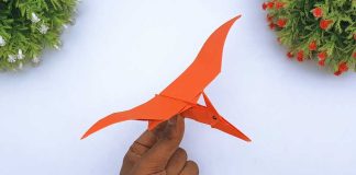 How To Make Origami Pterodactyl Easy