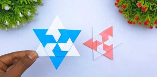 How To Make Paper Craft Ninja Star