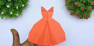 How To Make Paper Female Dress