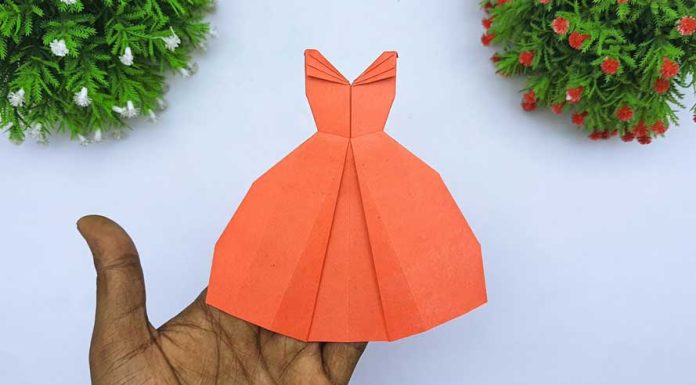 How To Make Paper Female Dress