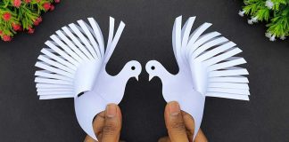 How To Make Paper Toy Bird Dove Easy