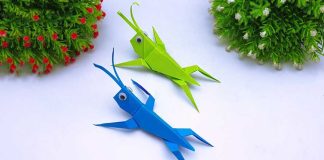 How to Make Paper Grasshopper