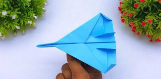 How To Fold Origami Airplane Step by Step