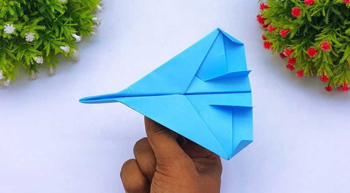 How To Fold Origami Airplane Step by Step