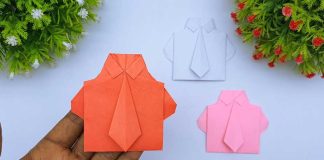 How To Fold Origami Shirt