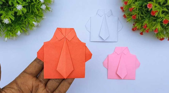 How To Fold Origami Shirt