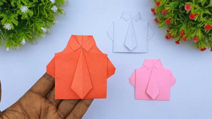 How To Fold Origami Shirt