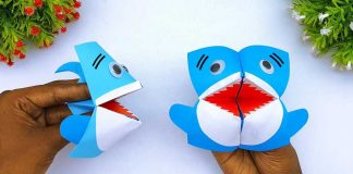 How To Make Moving Paper Toy Shark