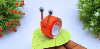 How To Make Paper Snail Step By Step