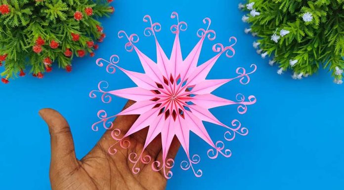 How To Make 3D Paper Quilling Snowflakes