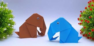 DIY-Easy-Paper-3D-Elephant