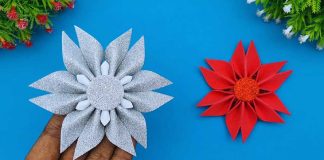 How To Make Foam Sheet Christmas Snowflakes