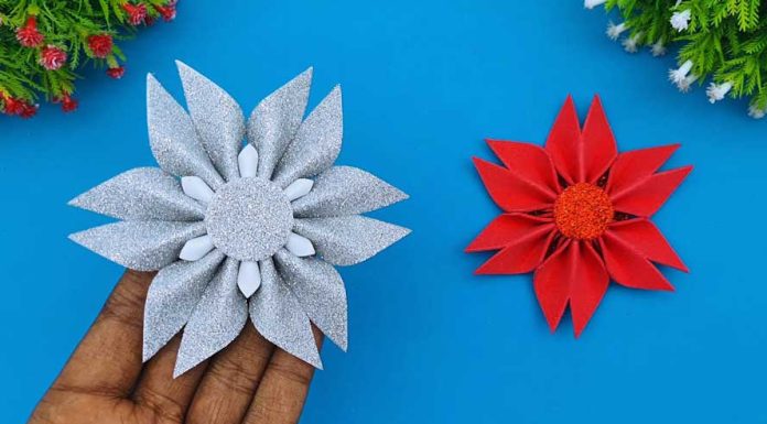 How To Make Foam Sheet Christmas Snowflakes