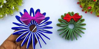 How To Make Mini Christmas Wreath