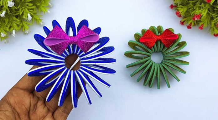 How To Make Mini Christmas Wreath