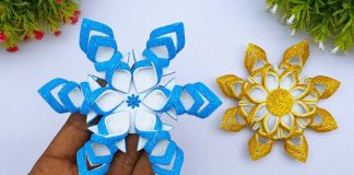 Affordable Christmas Snowflakes Making At Home