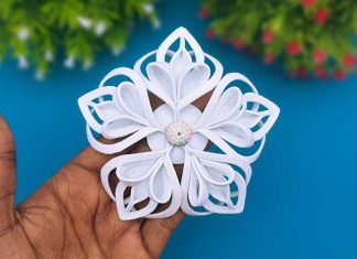 How To Make Super Easy Christmas Snowflakes