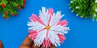 DIY 3D Foamiran Flowers Making At Home