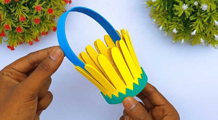 DIY Adorable Foamiran Flower Basket Making Ideas