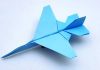 DIY How To Make Origami Jet Fighter