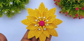 DIY Wall Decoration Flower Making Ideas