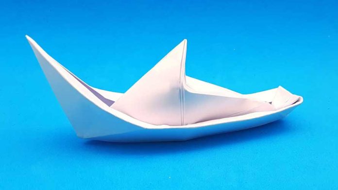 How To Fold Origami Fishing Boat