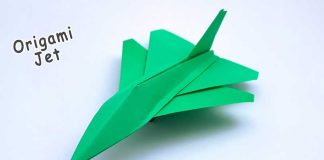 How To Fold Origami Jet Fighter