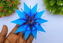 DIY 3D Christmas Snowflakes Making Ideas