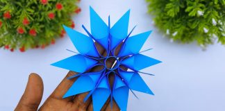 DIY 3D Christmas Snowflakes Making Ideas