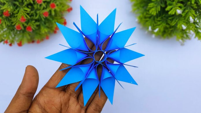 DIY 3D Christmas Snowflakes Making Ideas