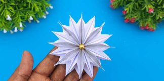 Paper Christmas Snowflake Making Tutorial